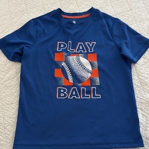 Kids Blue Play Ball T-Shirt